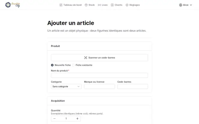 Capture de l’Entrepôt : scan des codes-barres au téléphone